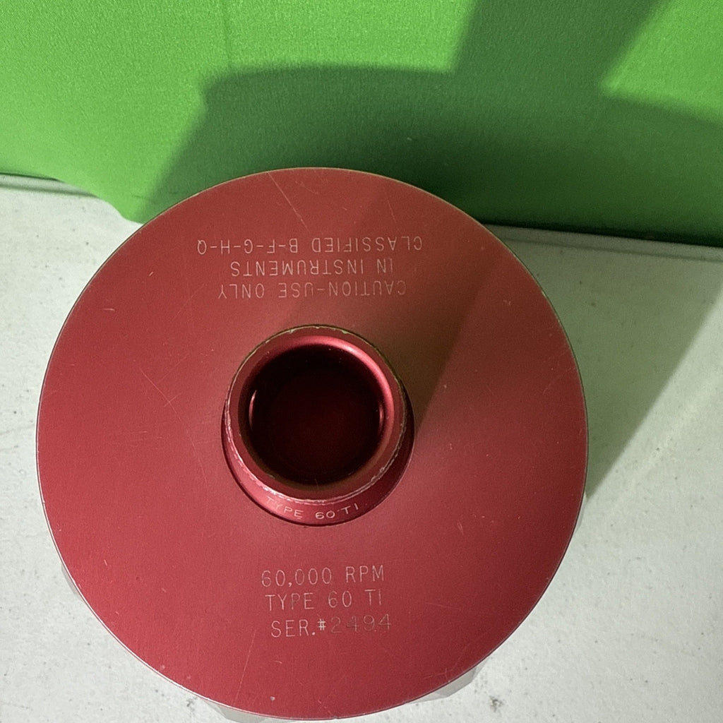 Beckman Type 60 TI 8 Position, 60,000 RPM, Fixed Angle Centrifuge Rotor