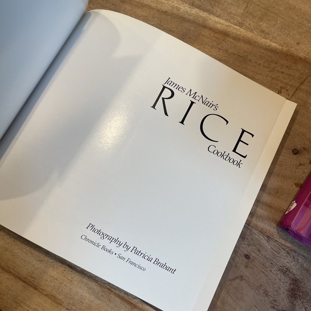 James McNair's Rice Cookbook by James McNair (1988, Trade Paperback)