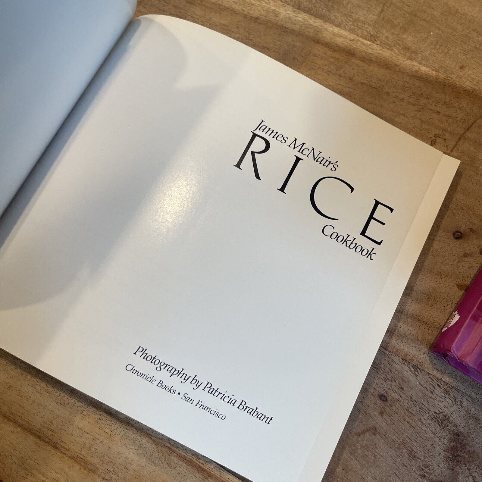 James McNair's Rice Cookbook by James McNair (1988, Trade Paperback)
