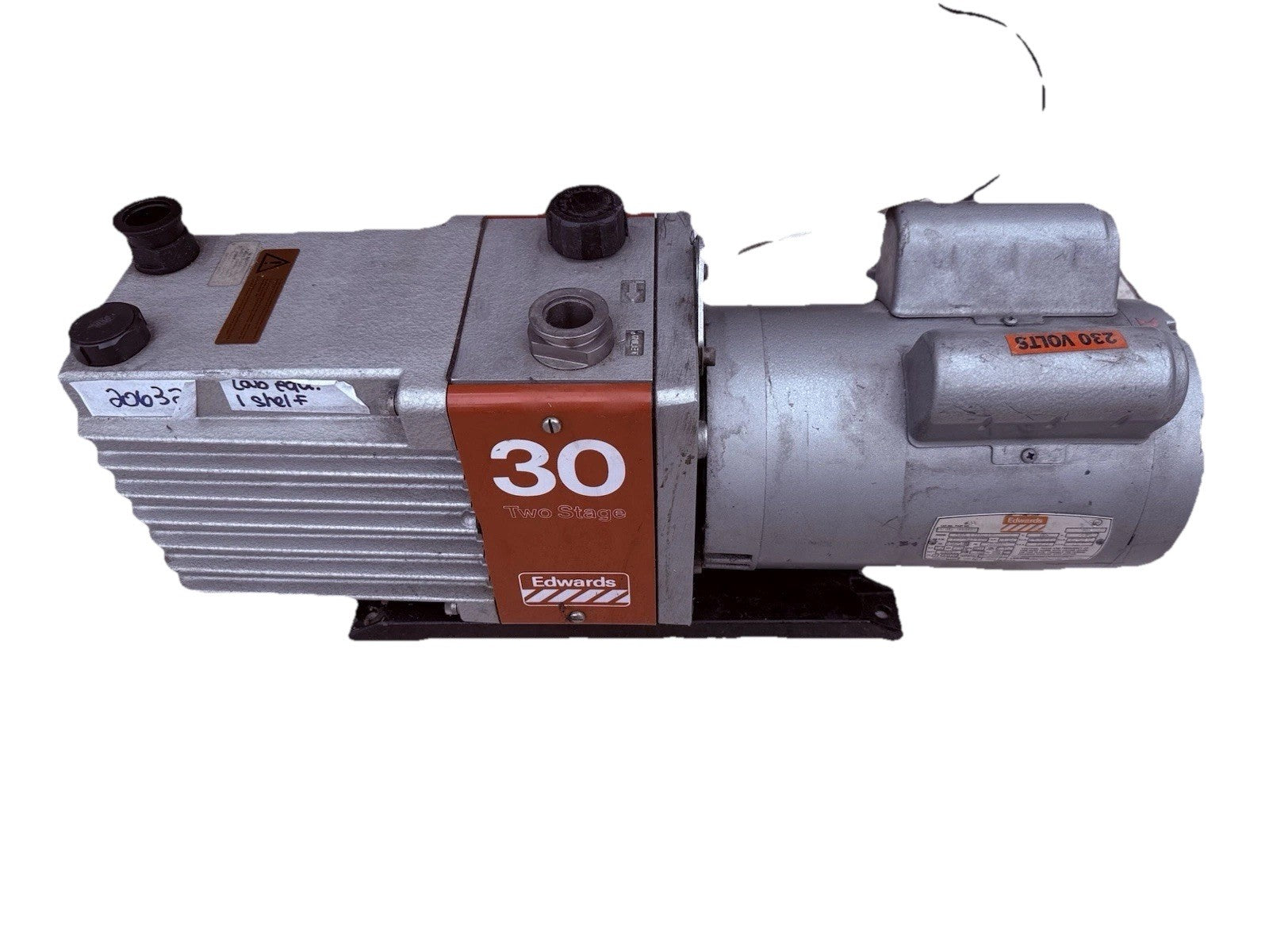 Edwards E2M30 Dual Stage Rotary Vane Vacuum Pump Tested and Working