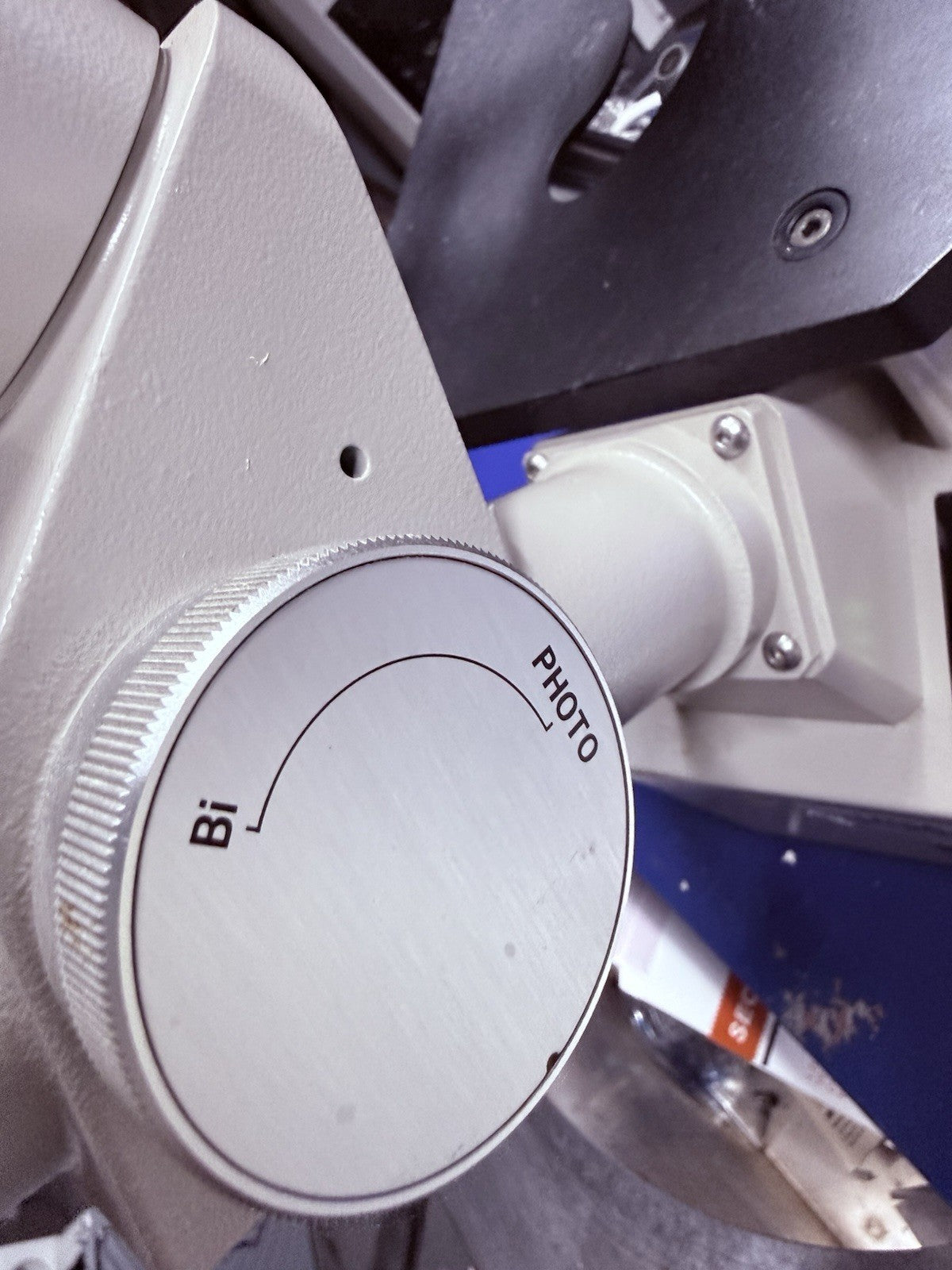 Nikon TMS-F Inverted Phase Contrast Trinocular Microscope. With Mechanical Stage