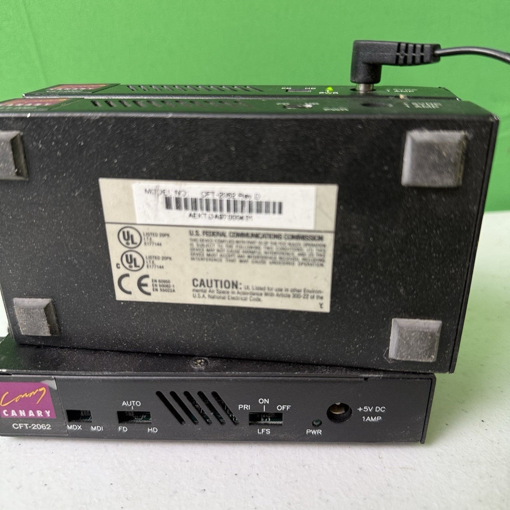 Canary CFT 2062 100Base-FX to 100Base-TX Media Converter Tested
