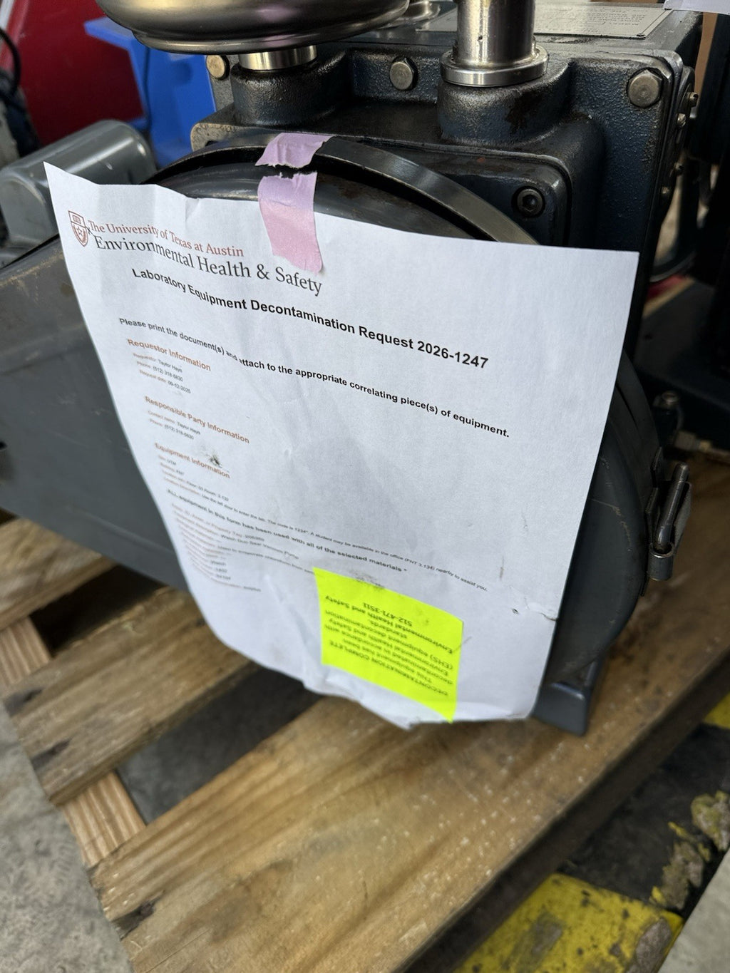 Welch 1402 Duoseal vacuum pump 1/2 hp