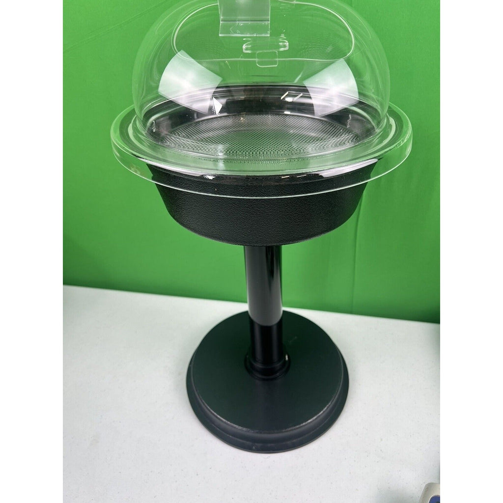 Cal-Mil Black Base with Dome Sample Display Stand - 9"Dia x 14"H