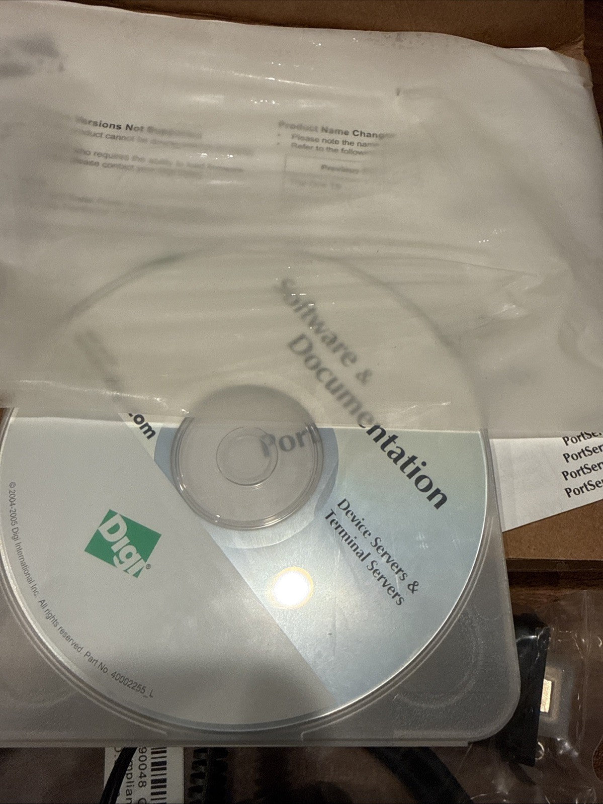Digi PortServer  TS 1 MEI Serial Server, Cables Included | NEW