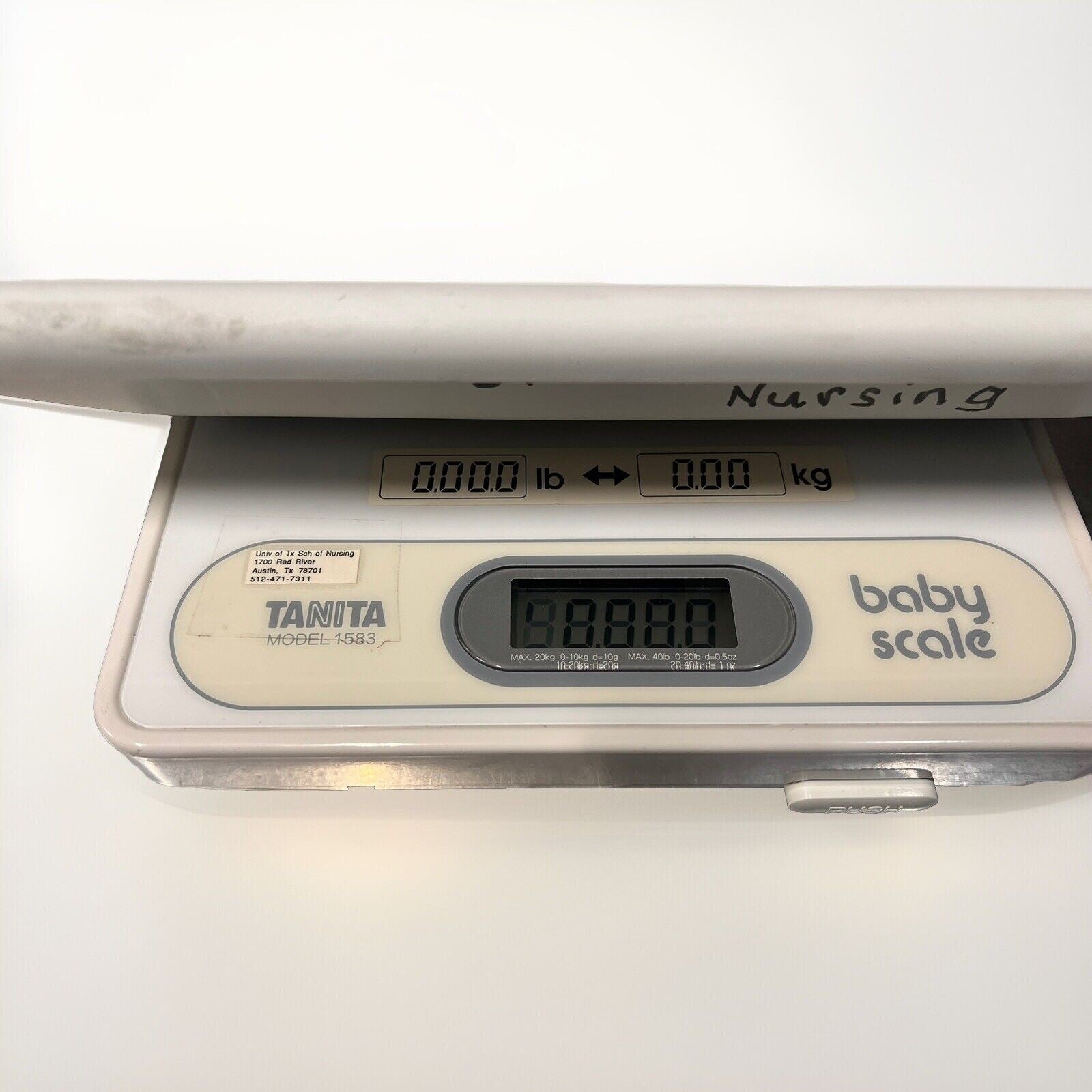 Tanita 1583 Digital Baby Scale. Tested