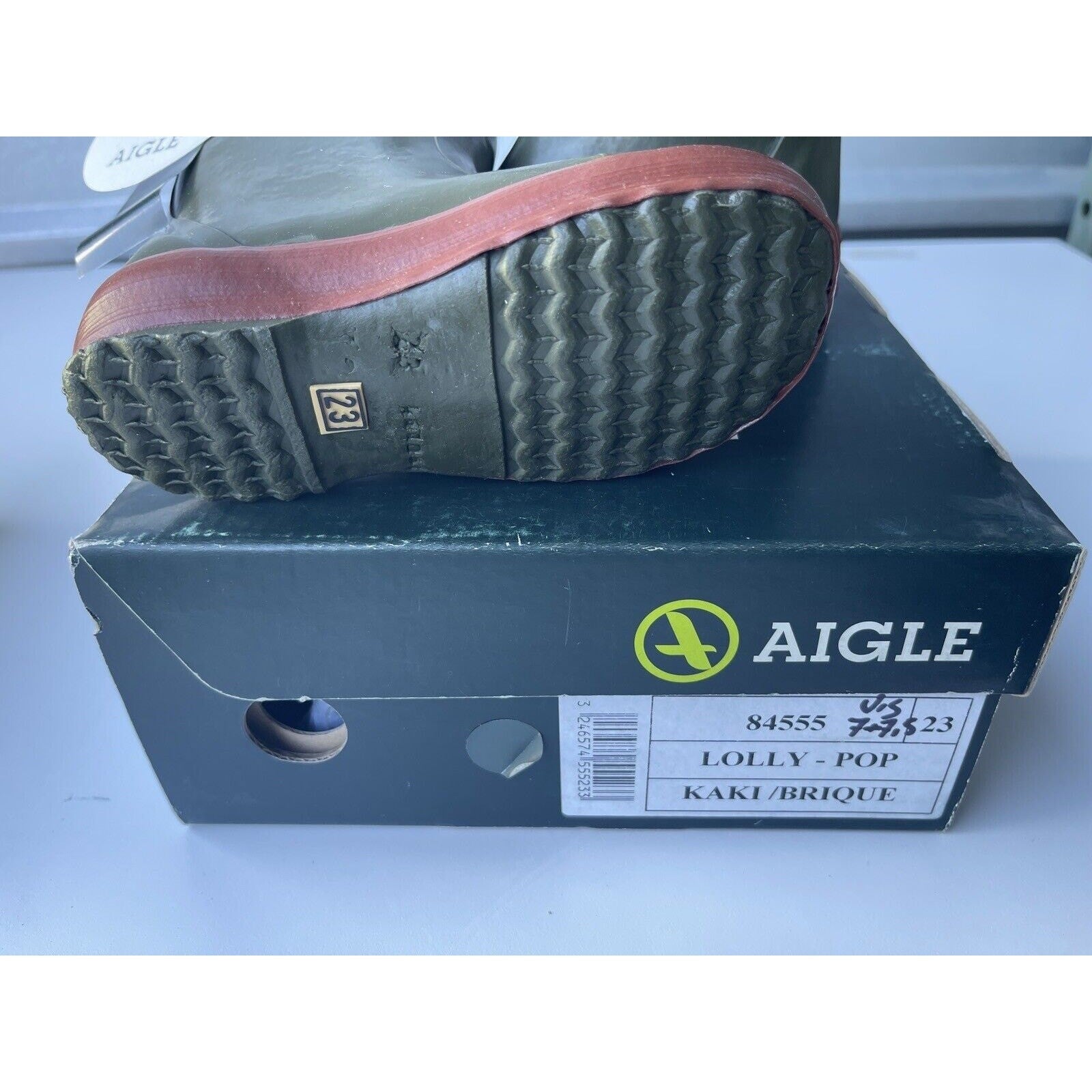Aigle Unisex Lilly Pop Kaki 6.5