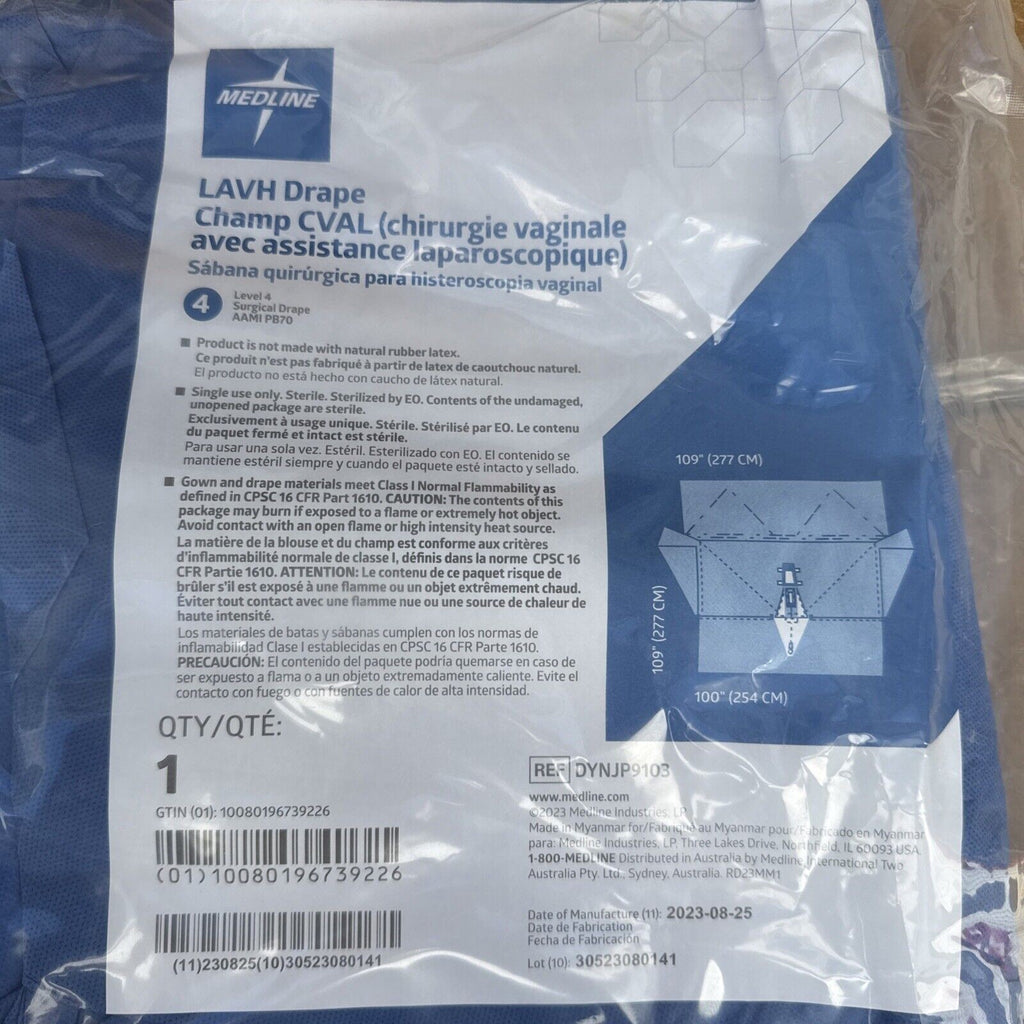 6 Medline DYNJP9103 LAVH Drap Level 4