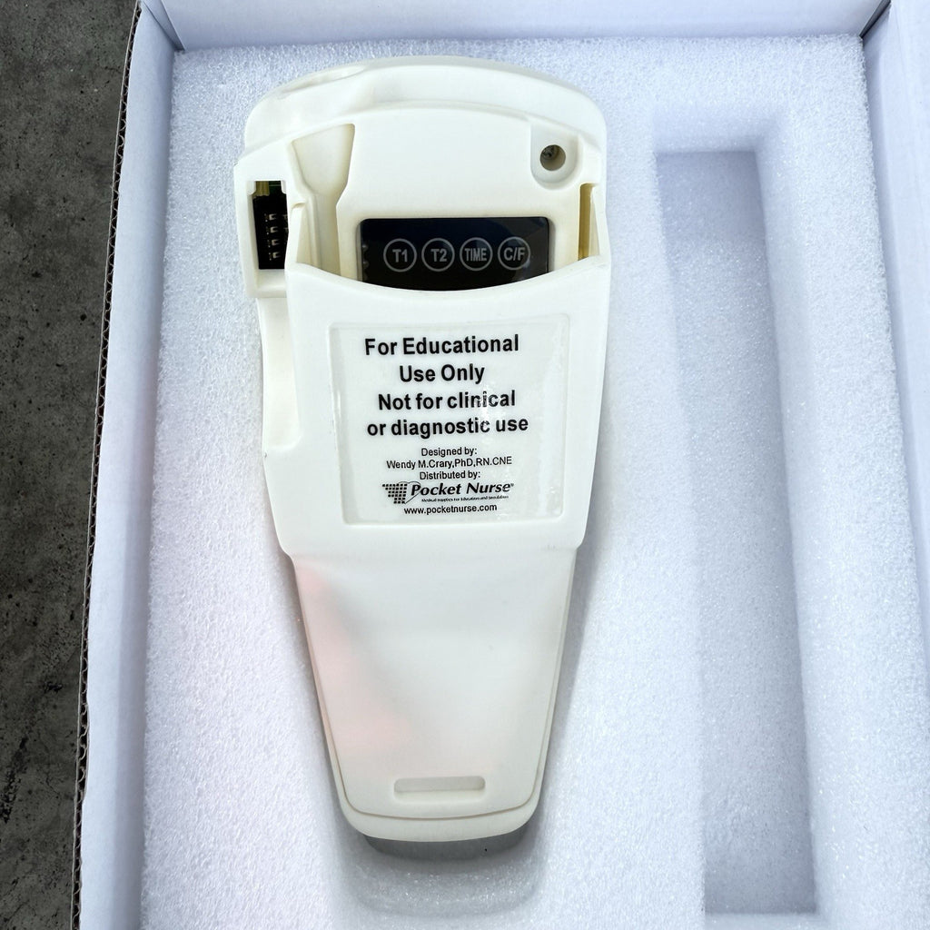 Pocket Nurse Progra-Temp Simulated Thermometer Education Simulation.  New