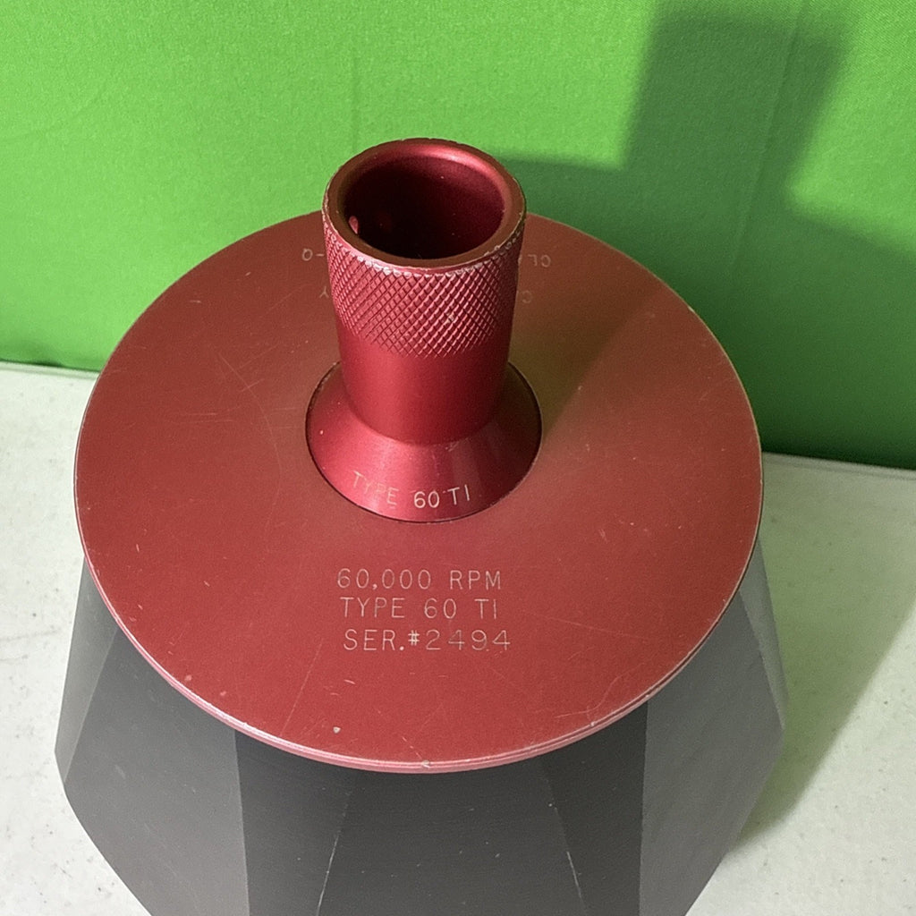 Beckman Type 60 TI 8 Position, 60,000 RPM, Fixed Angle Centrifuge Rotor