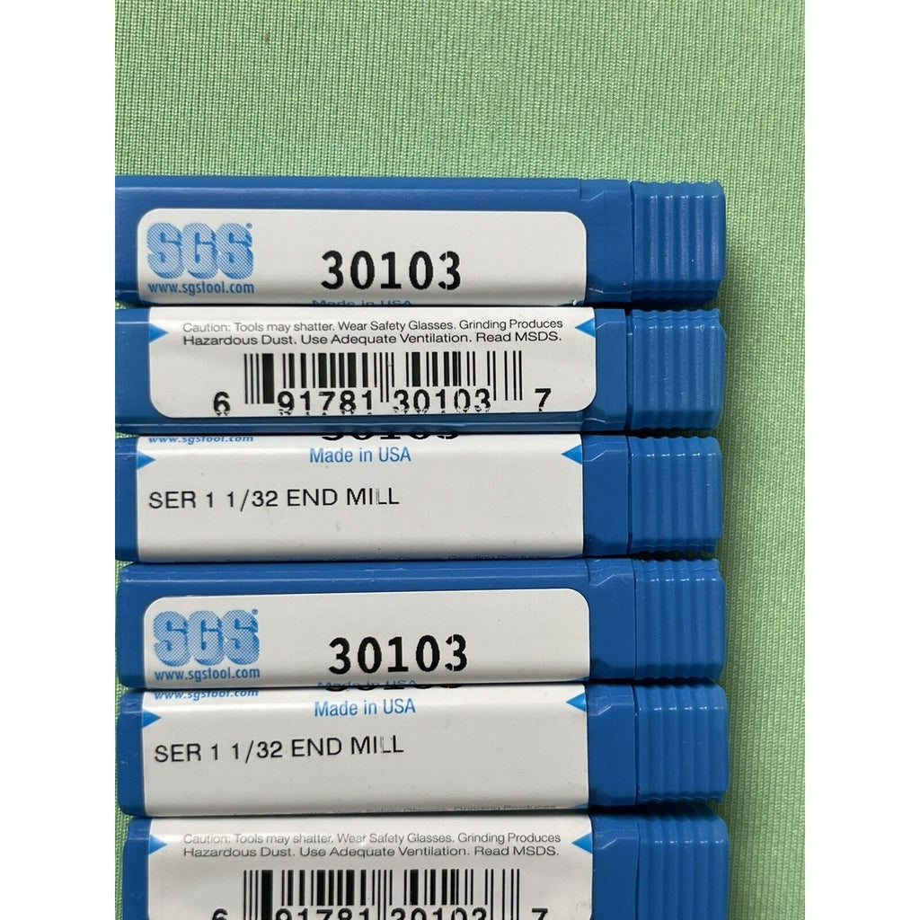 Lot Of 2 Units- SGS 30103 - 1/32 X 1/8 SH CC 4 FL SGS SOL/CBDE SEM
