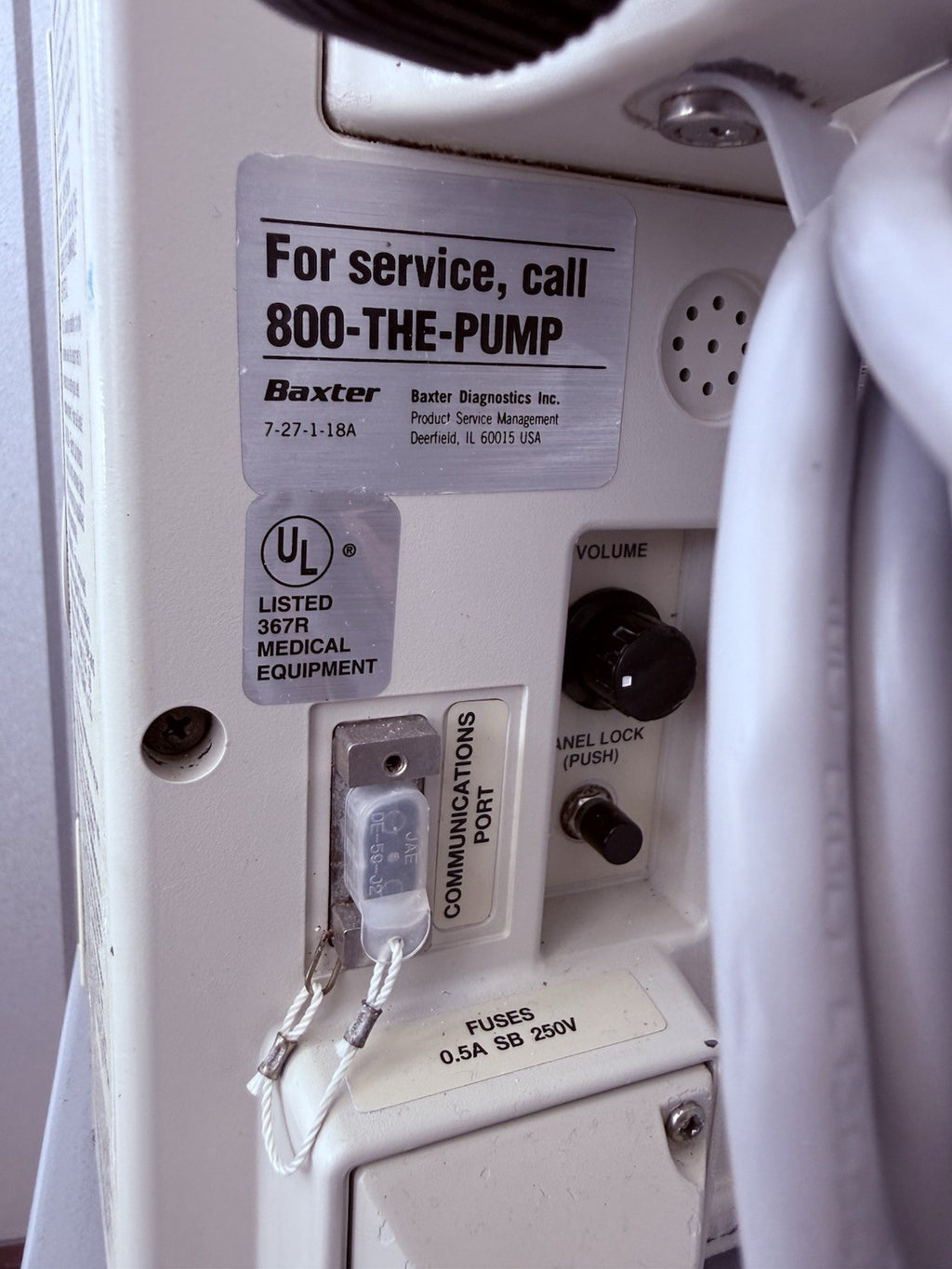 Baxter Flo-Gard 6201 Volumetric Infusion Pump 2M8063