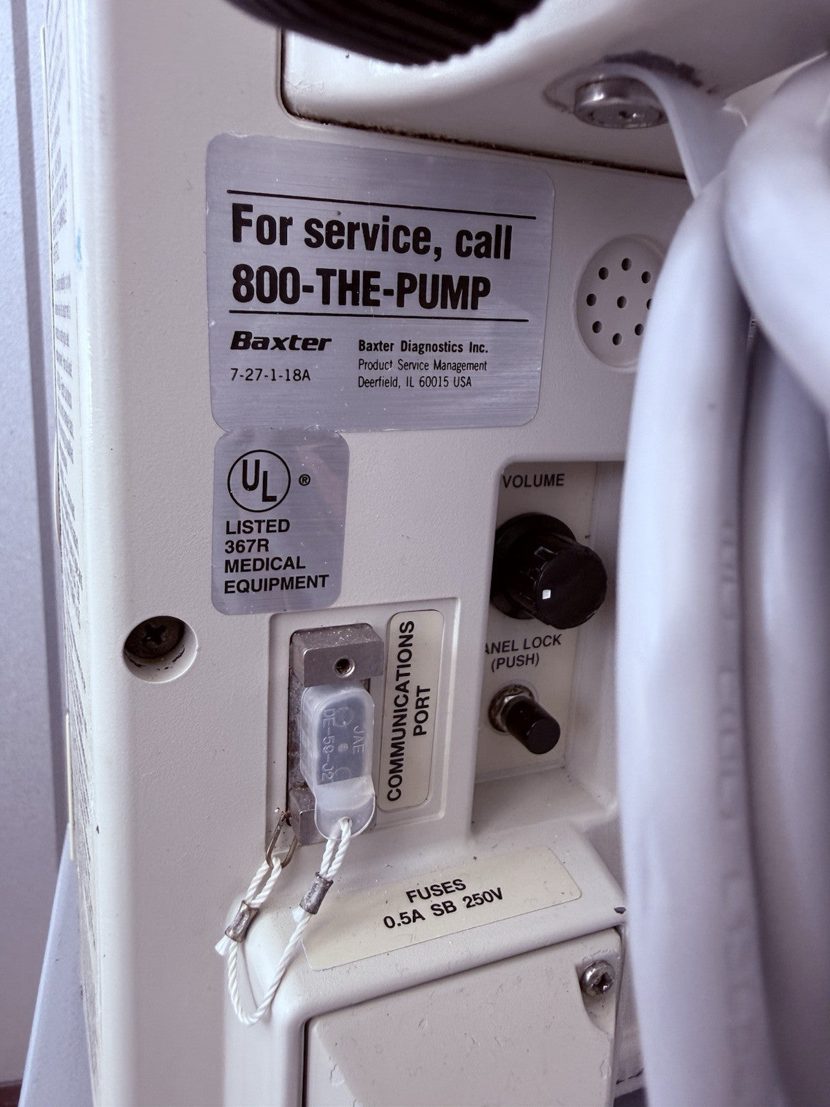 Baxter Flo-Gard 6201 Volumetric Infusion Pump 2M8063