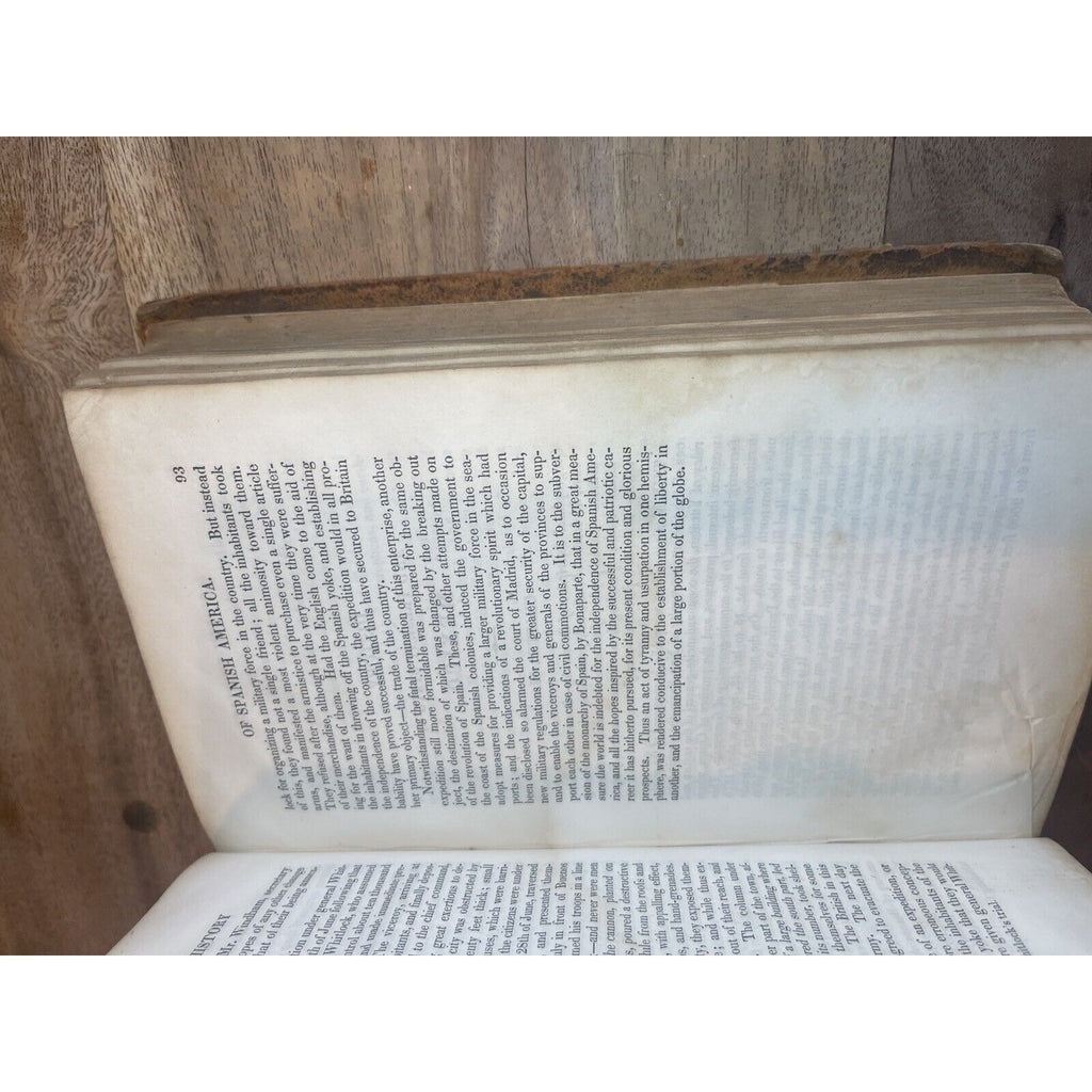 1844 South America and Mexico TEXAS Revolution John Niles Huntington publisher