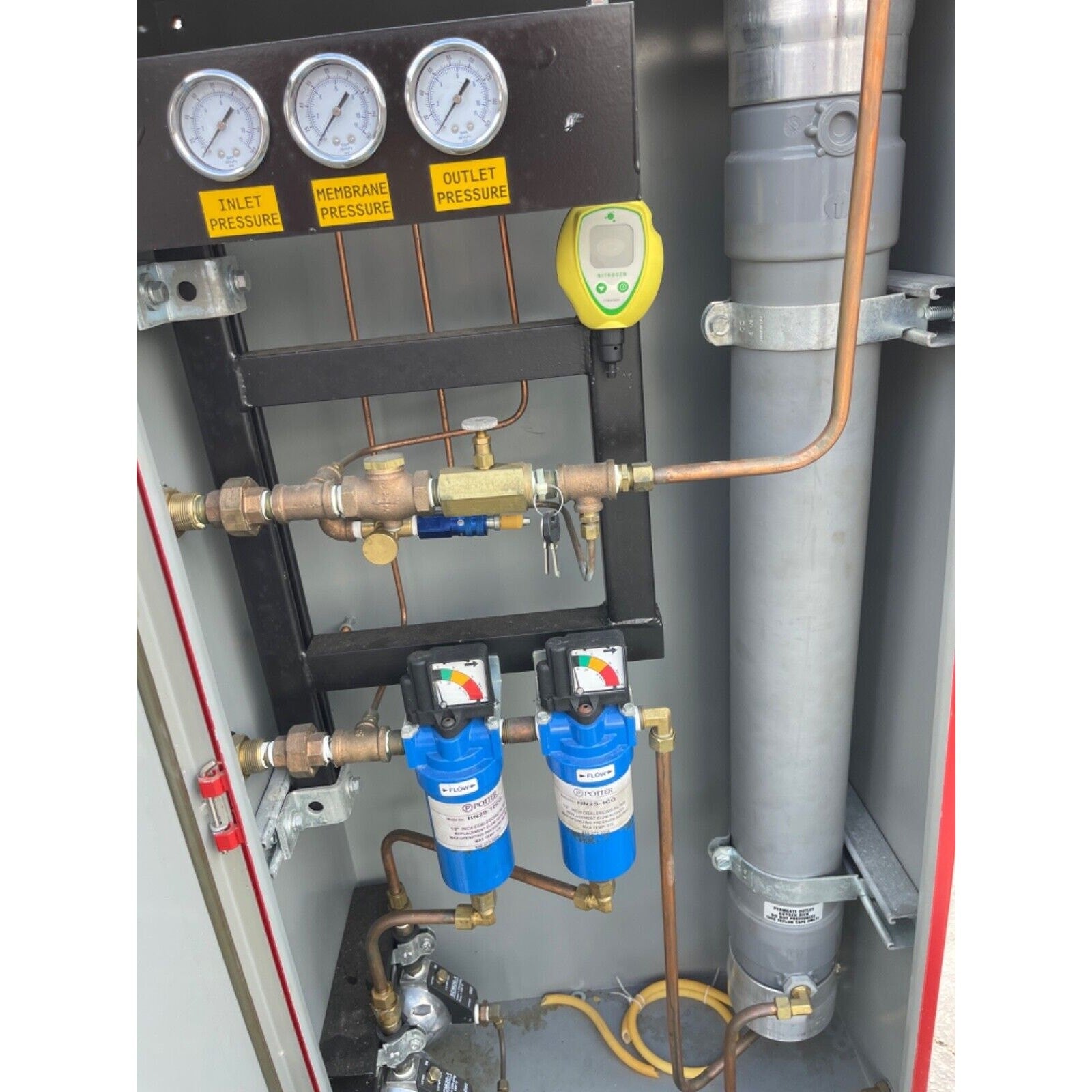 Potter NITROGEN GENERATOR MODEL NGP1150-4B w/ dryer & compressor