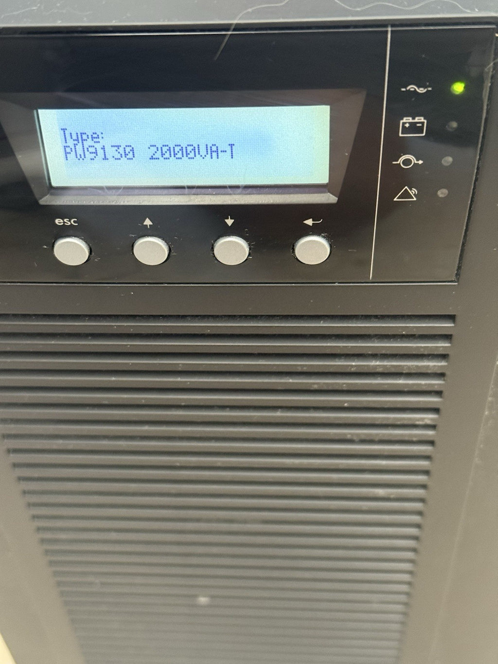 Eaton OCD9130L2000T-XL Powerware 9130 Tower UPS 1500VA 6 Outlet w Battery TESTED