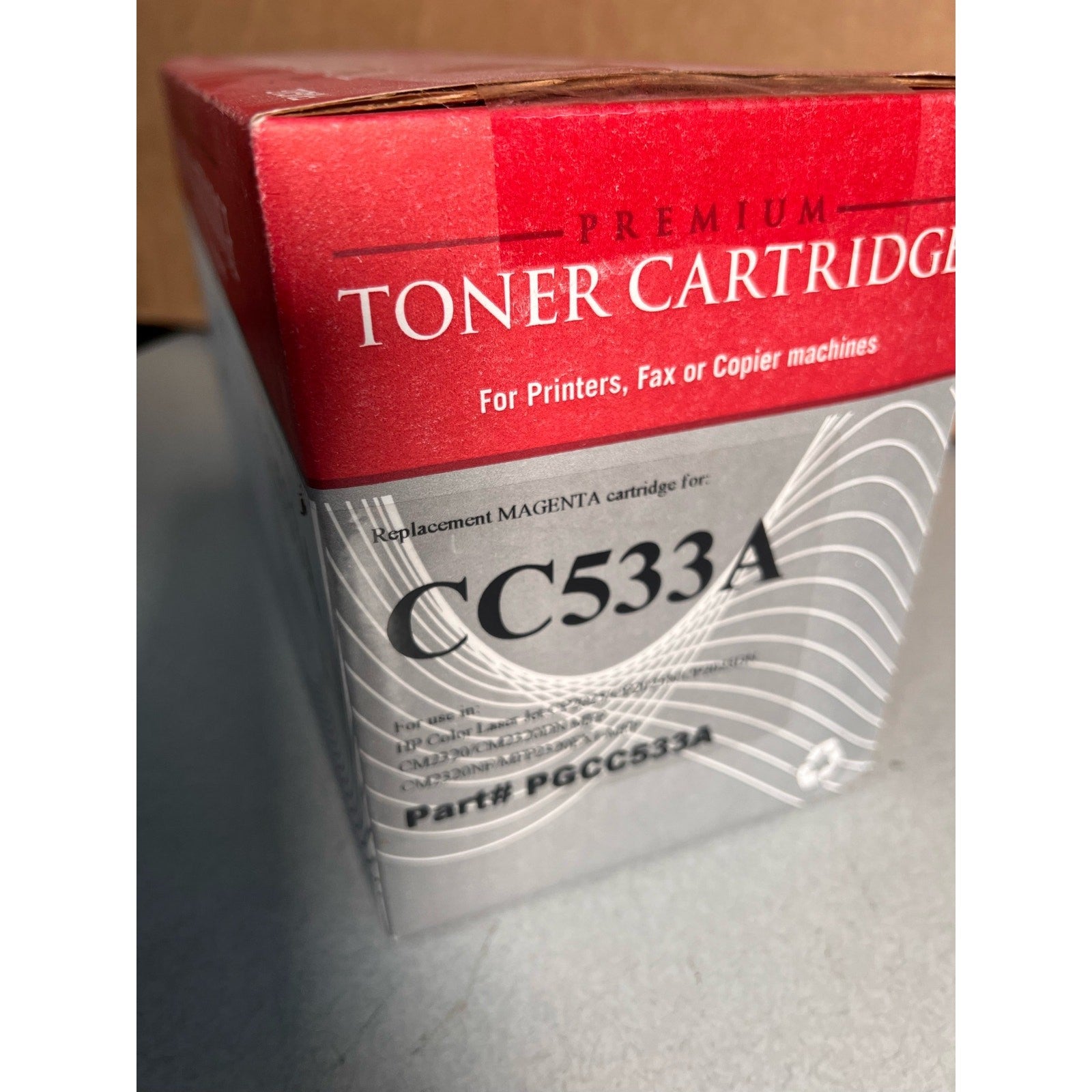 PREMIUM TONER LASER PRINT CARTRIDGE, Replacement MAGENTA cartridge tor CC533A