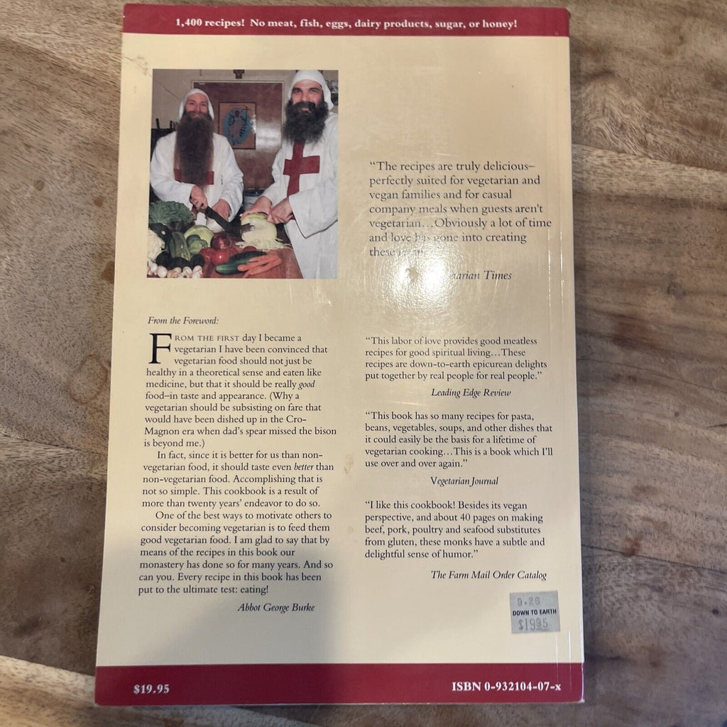 Simply Heavenly! : The Monastery Vegetarian Cookbook by Abbot G. Burke (1995,...