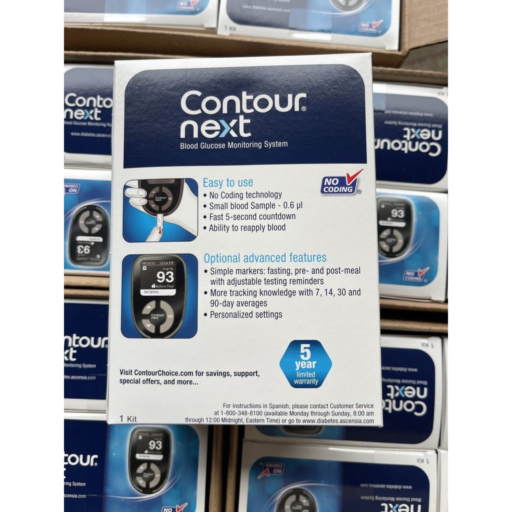 Contour Next Blood Glucose Monitoring System NEW,