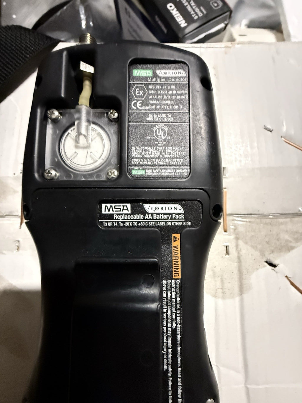 MSA 10048299 Orion Multigas Leak Detector, AA Battery Pack, Armor Case, Box