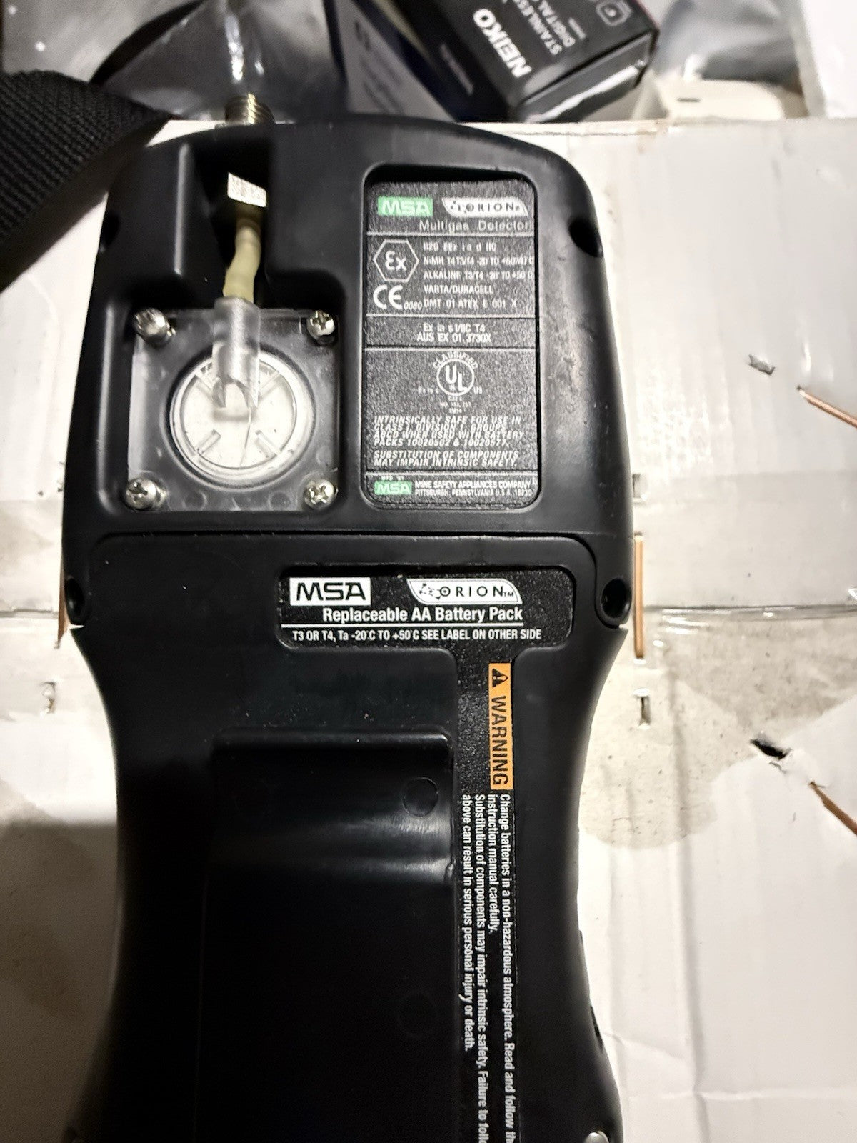 MSA 10048299 Orion Multigas Leak Detector, AA Battery Pack, Armor Case, Box
