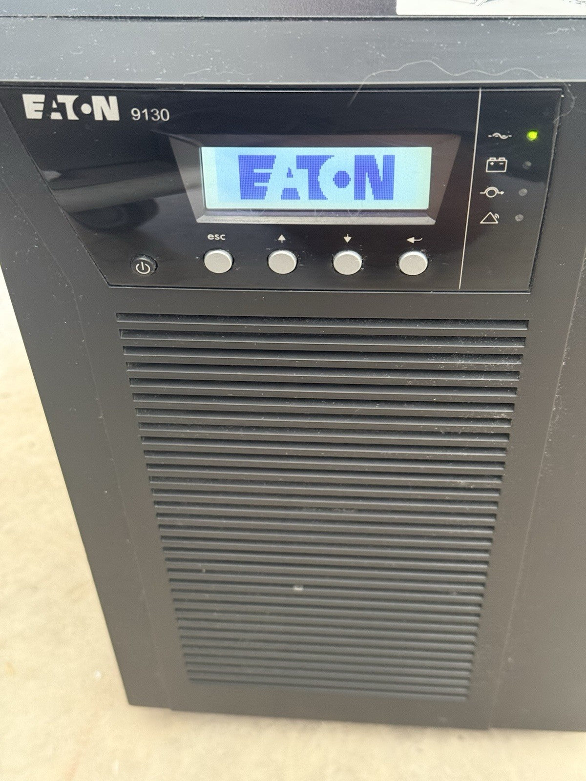 Eaton OCD9130L2000T-XL Powerware 9130 Tower UPS 1500VA 6 Outlet w Battery TESTED