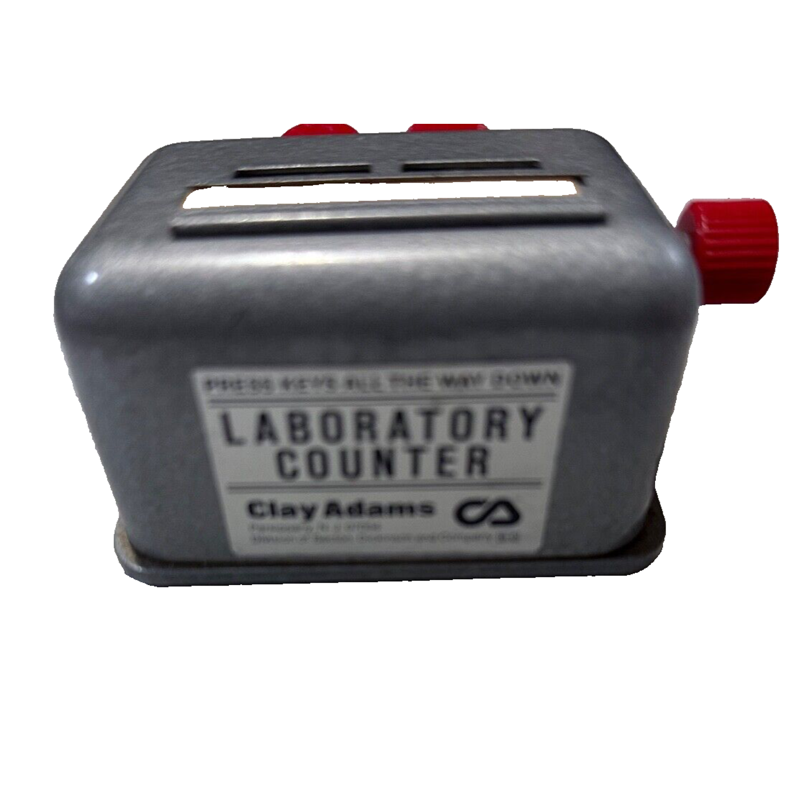 Dual Counter Cell Counting Device Metal Clay Adam’s Laboratory Reset Knobs USA