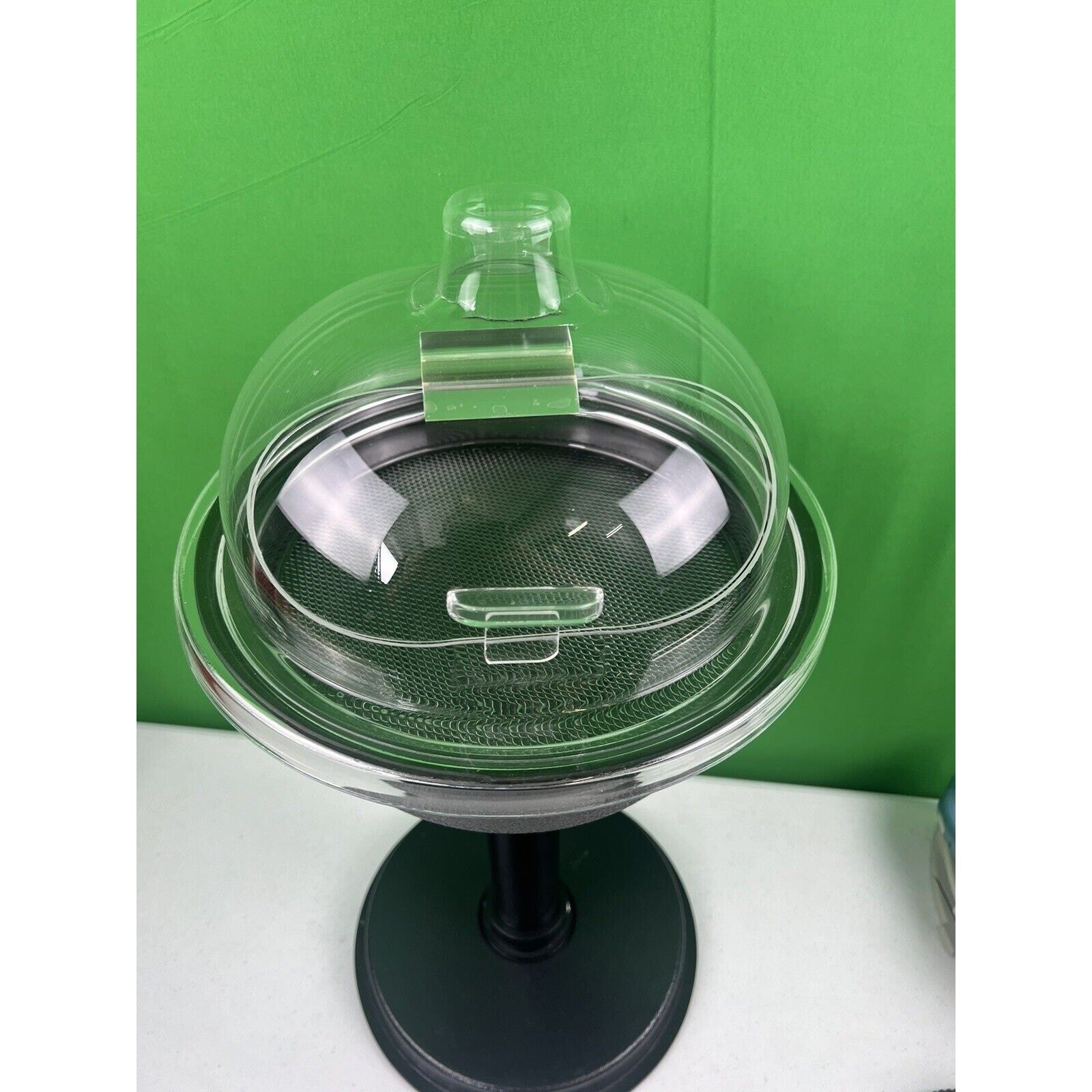 Cal-Mil Black Base with Dome Sample Display Stand - 9"Dia x 14"H