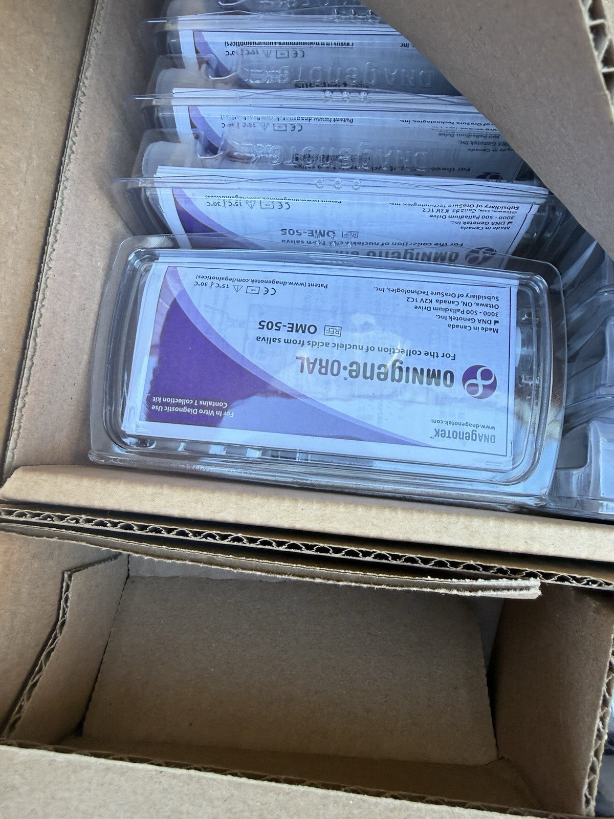 DNA Genotek OME-505, Use by  2023-02-22