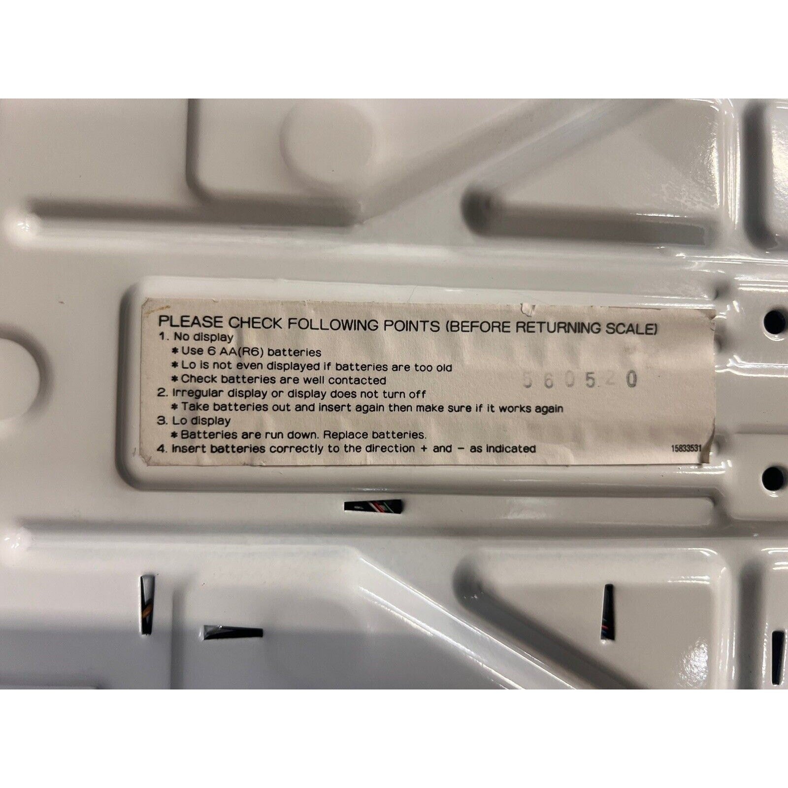 Tanita 1583 Digital Baby Scale. Tested