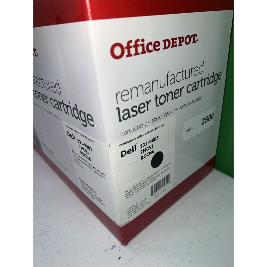 Office Depot Compatible With Dell Black Toner Cartridge RGCN6 331-9803 7MC5J