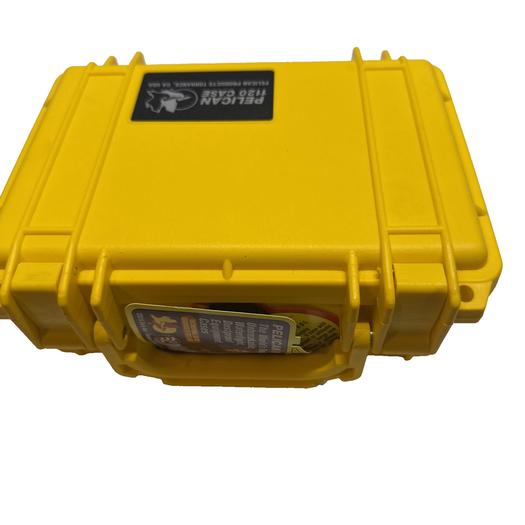 Yellow Pelican 1120 Case with Paper Work And Warranty Form. BRAND NEW.