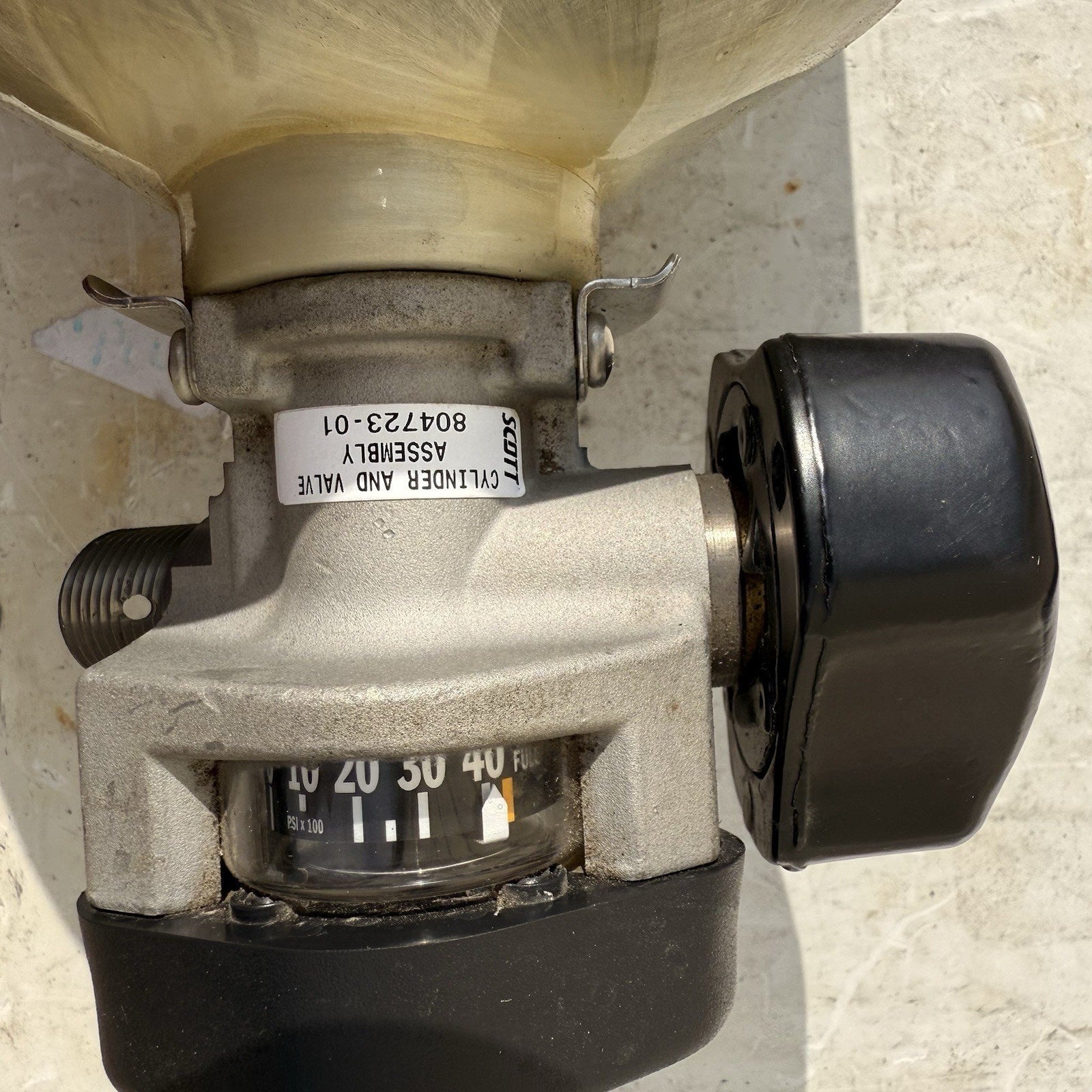 4 Tanks Scott/ MSA 4500psi TC-SU 5134-310 Ultra Elite, H-45 Low Profile Luxfer