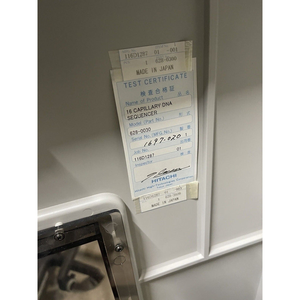 Hitachi 3100 Genetic Analyzer DNA Sequencer. Applied Biosystems.