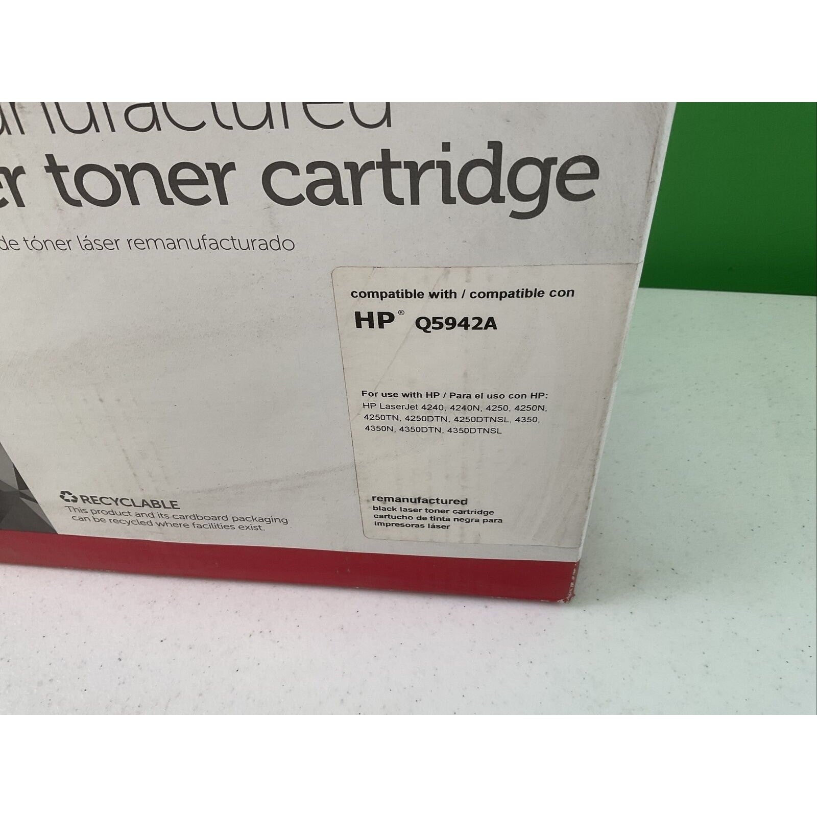 Office Depot Brand Q5942A Black Toner Cartridge NEW, 1039