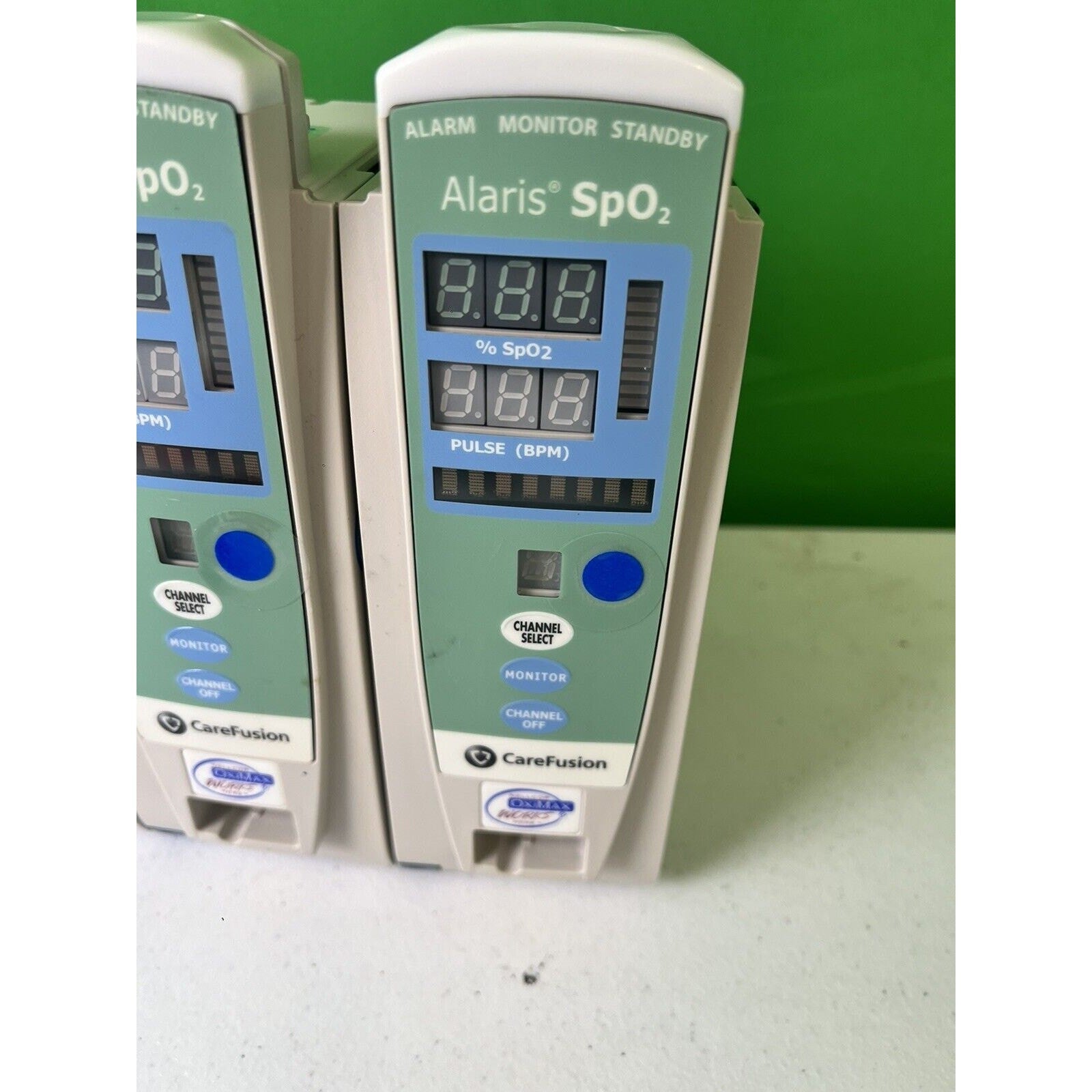 Lot of 3 Alaris Masimo Set SpO2 Monitors 8210 Series
