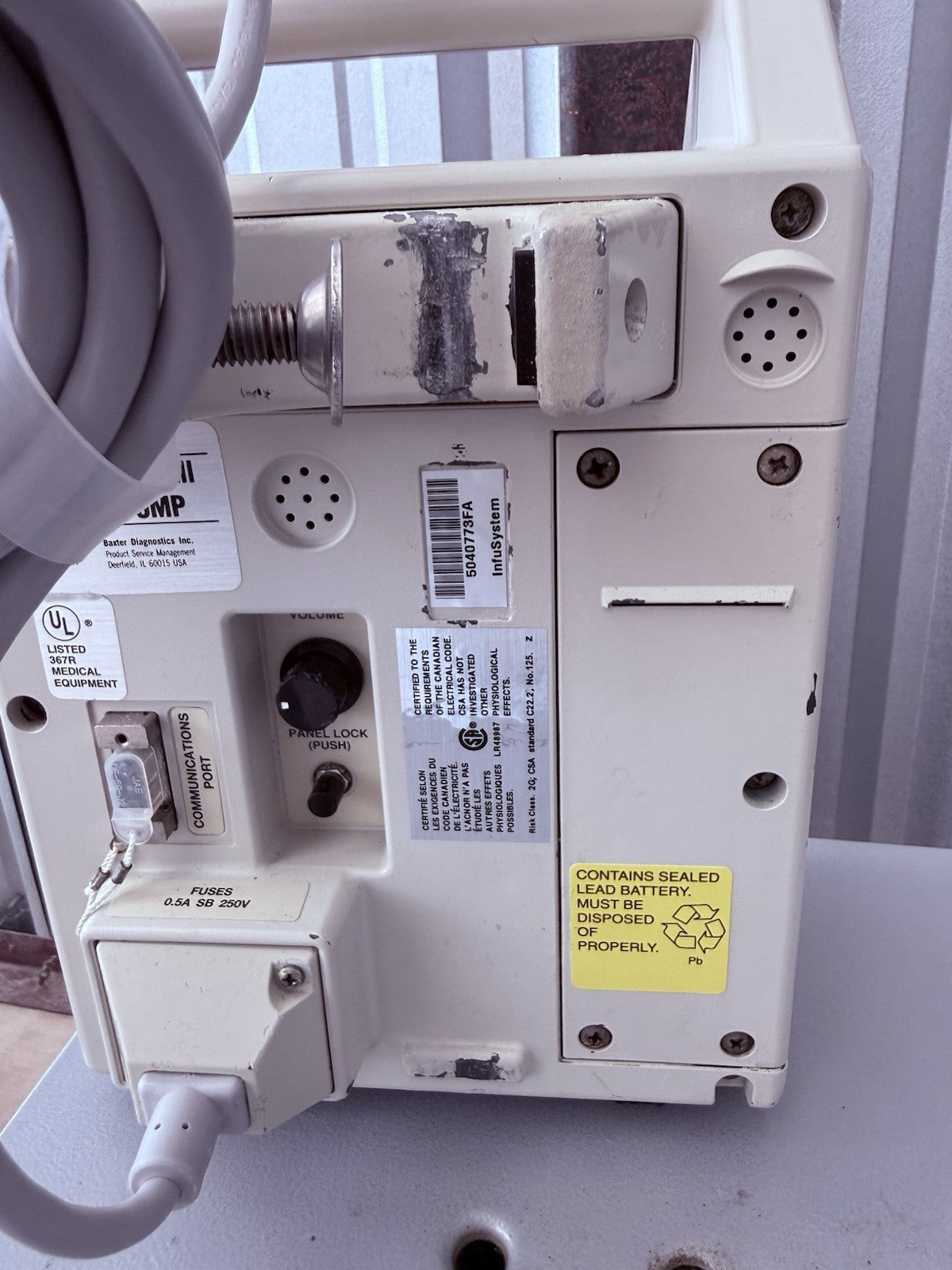 Baxter Flo-Gard 6201 Volumetric Infusion Pump 2M8063