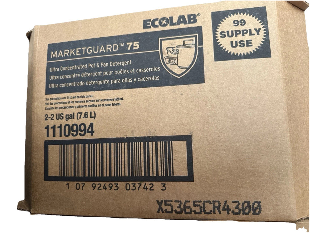 Ecolab Marketguard 75 Ultra Concentrated Pot and Pan Detergent 2 Gal, 063, YB 