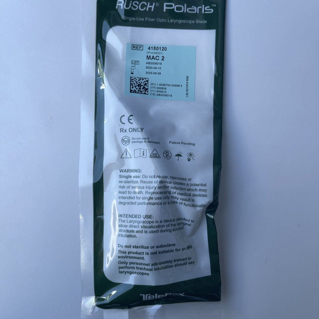Rusch Polaris Laryngoscope MAC 2 Disposable Blades