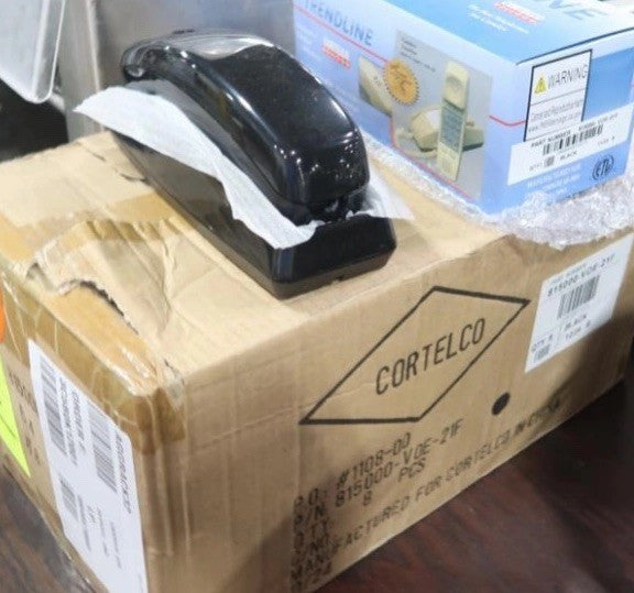 Cortelco Trendline phone 8150 815000-voe-21f Black