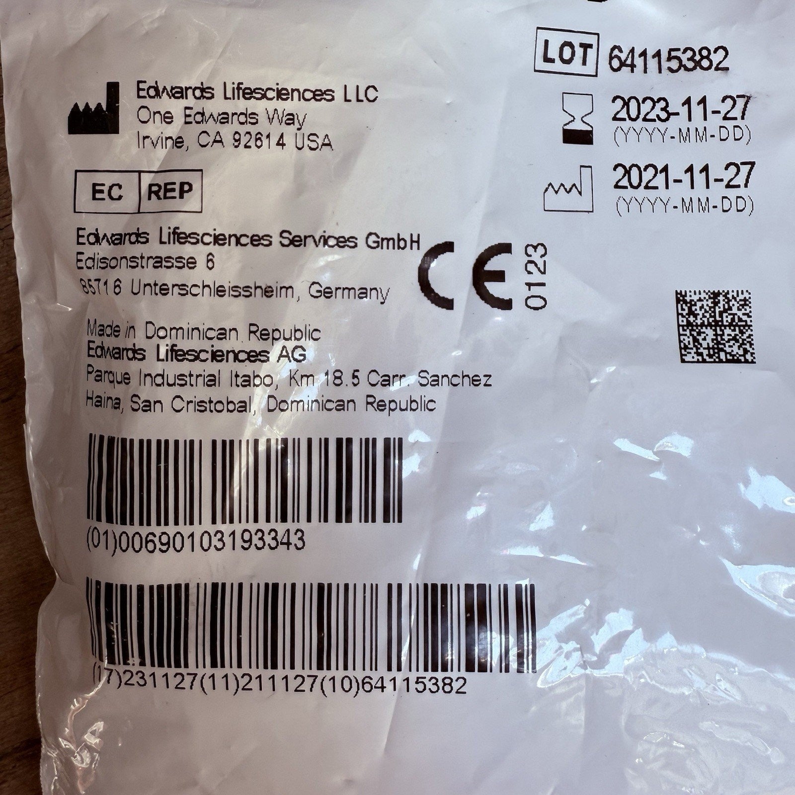 Edwards Lifesciences CSCM ClearSight Finger Cuff Small Medium Large - Lot of 1