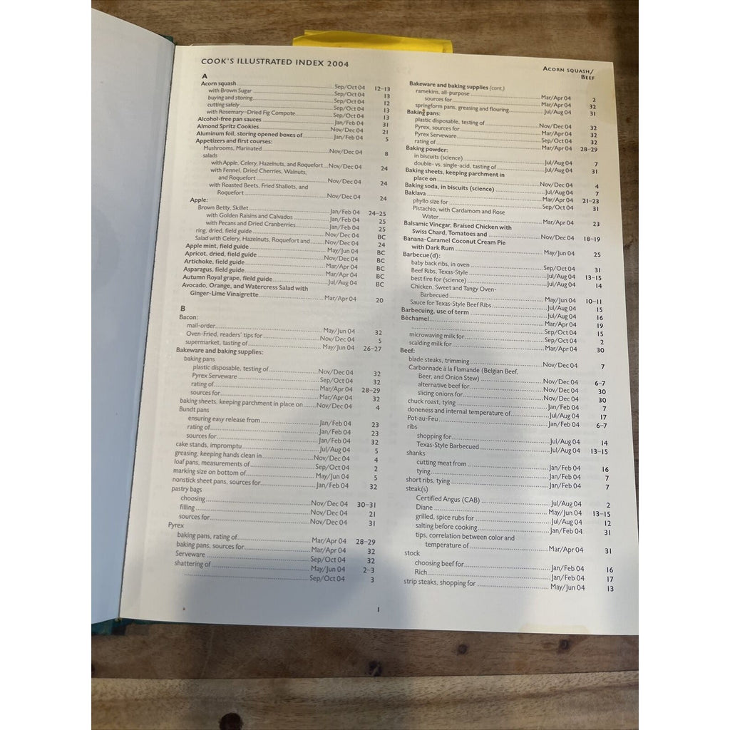 Cook's Annual 2004 by Cook's Illustrated Magazine Editors (Hardcover, Annual)