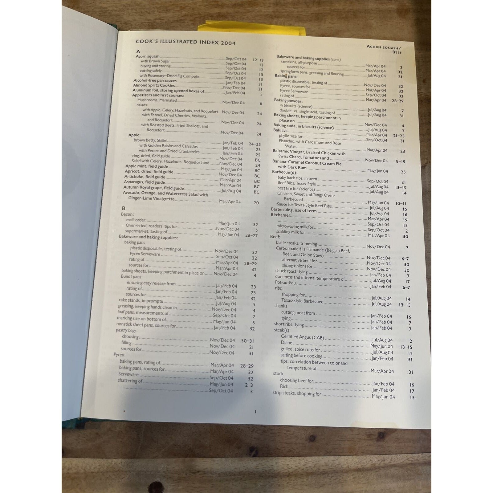 Cook's Annual 2004 by Cook's Illustrated Magazine Editors (Hardcover, Annual)