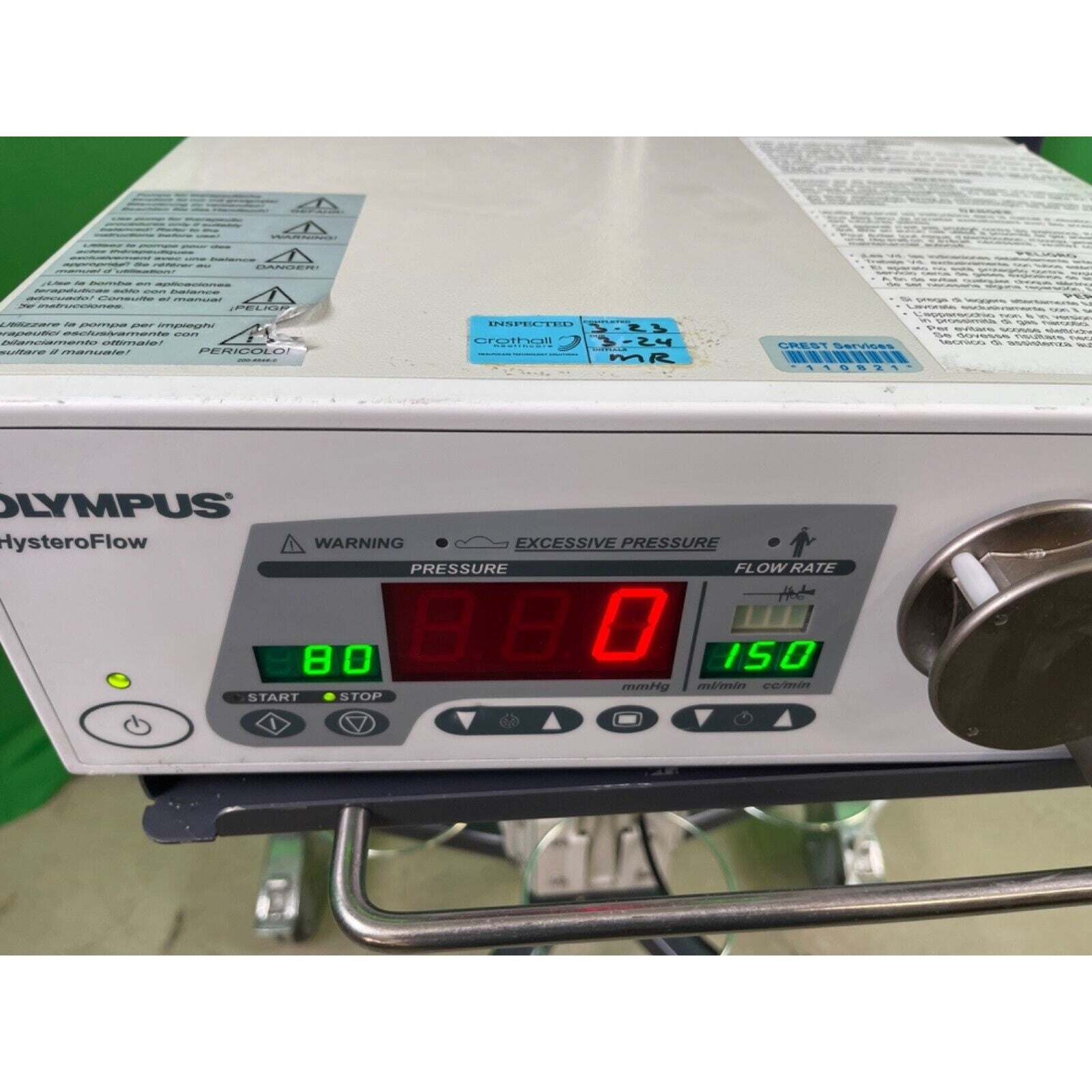 Olympus HysteroFlow/HysteroBalance Fluid Management System W/ Canisters ~ 25398
