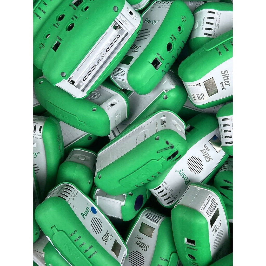 50 Units Posey Sitter Elite 8345 Patient Fall Monitor Alarm, With Cable. *Tested