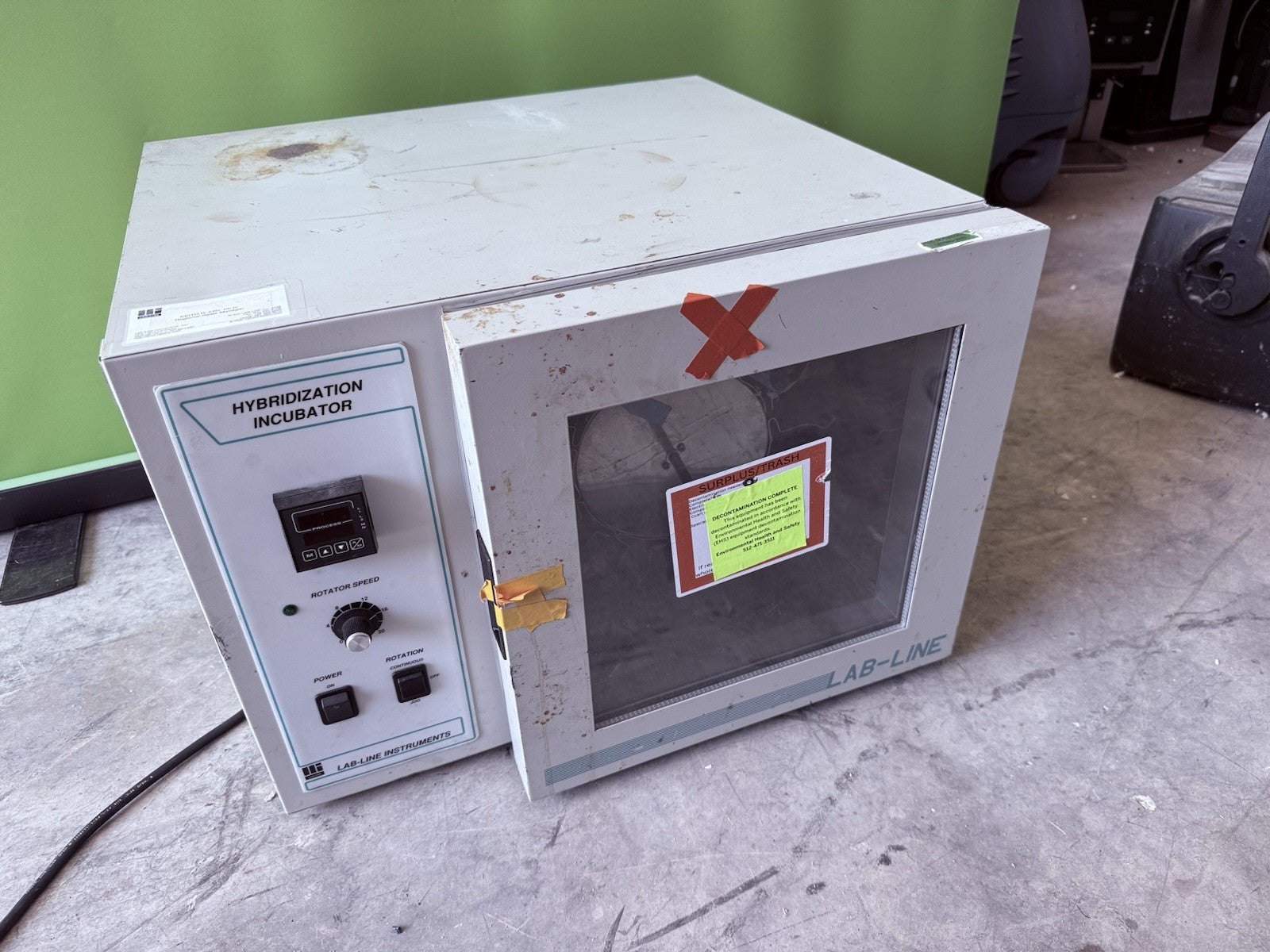 Lab-Line Instruments Hybridization Incubator Oven Chamber Model 308.  TESTED