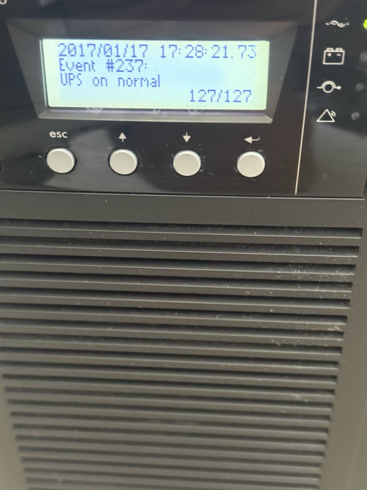Eaton OCD9130L2000T-XL Powerware 9130 Tower UPS 1500VA 6 Outlet w Battery TESTED