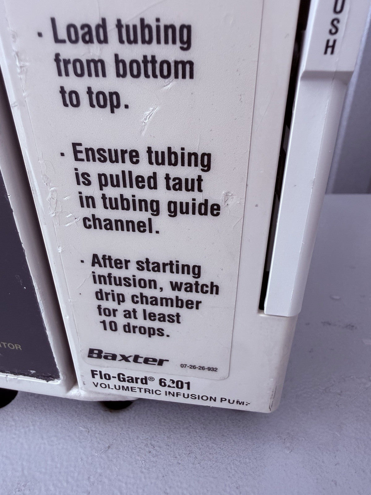 Baxter Flo-Gard 6201 Volumetric Infusion Pump 2M8063
