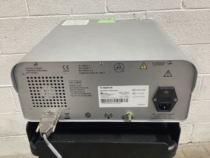 Medtronic PS100-102 PEAK Surgical Generator w/ Stand, Wireless Footswitch, Instr