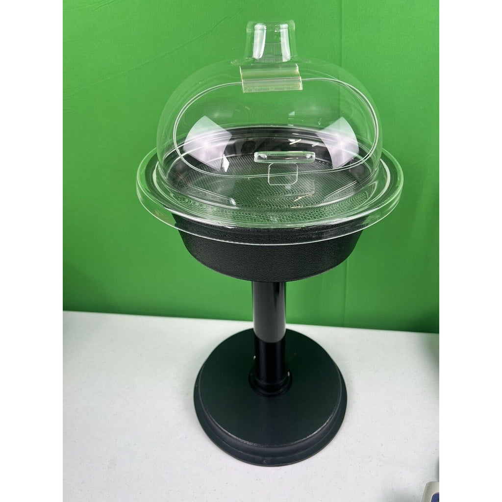 Cal-Mil Black Base with Dome Sample Display Stand - 9"Dia x 14"H